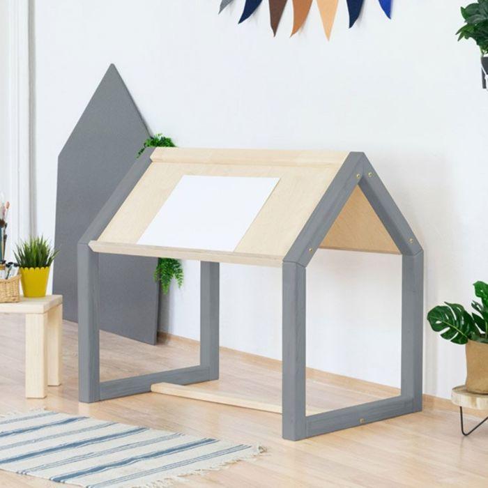 ART Aktivitätstisch aus Massivholz für Kinder – Benlemi – Weiß/Beige – ab 24 Monaten beige von Joom DACH