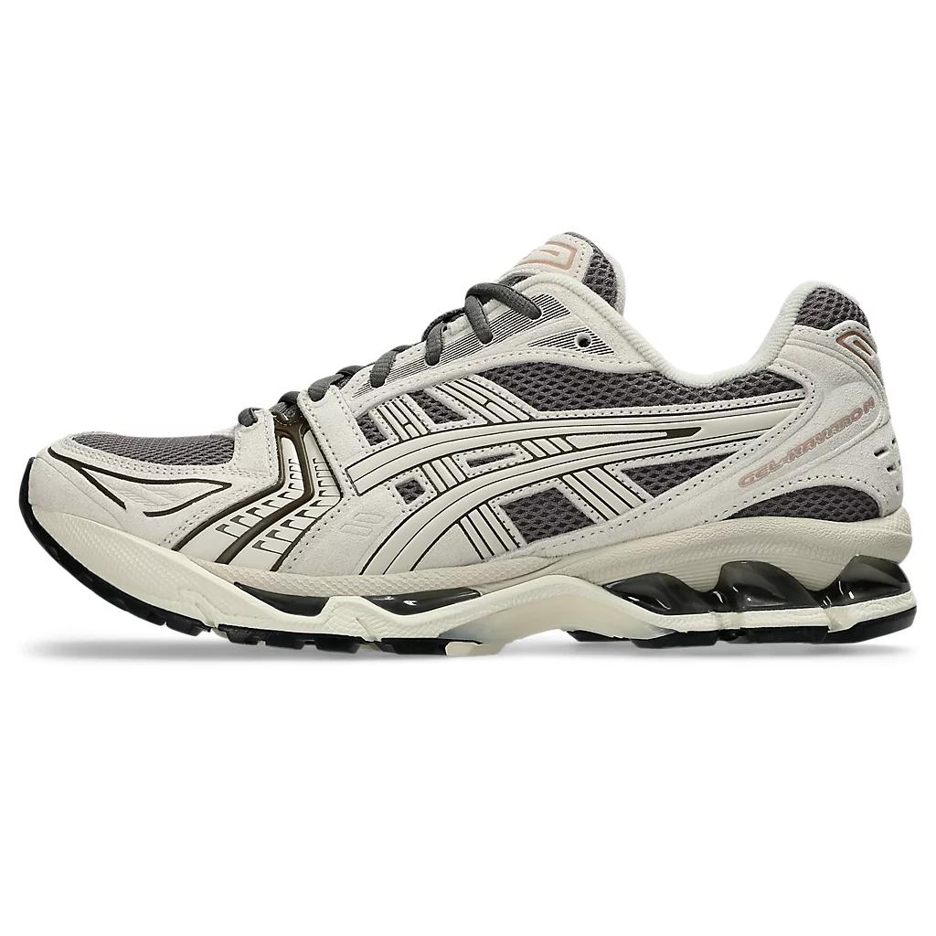 ASICS Gel Kayano 14 Trüffelgrau Haferflocke Unisex Sneaker Creme 1203A540-021 44 von Joom DACH