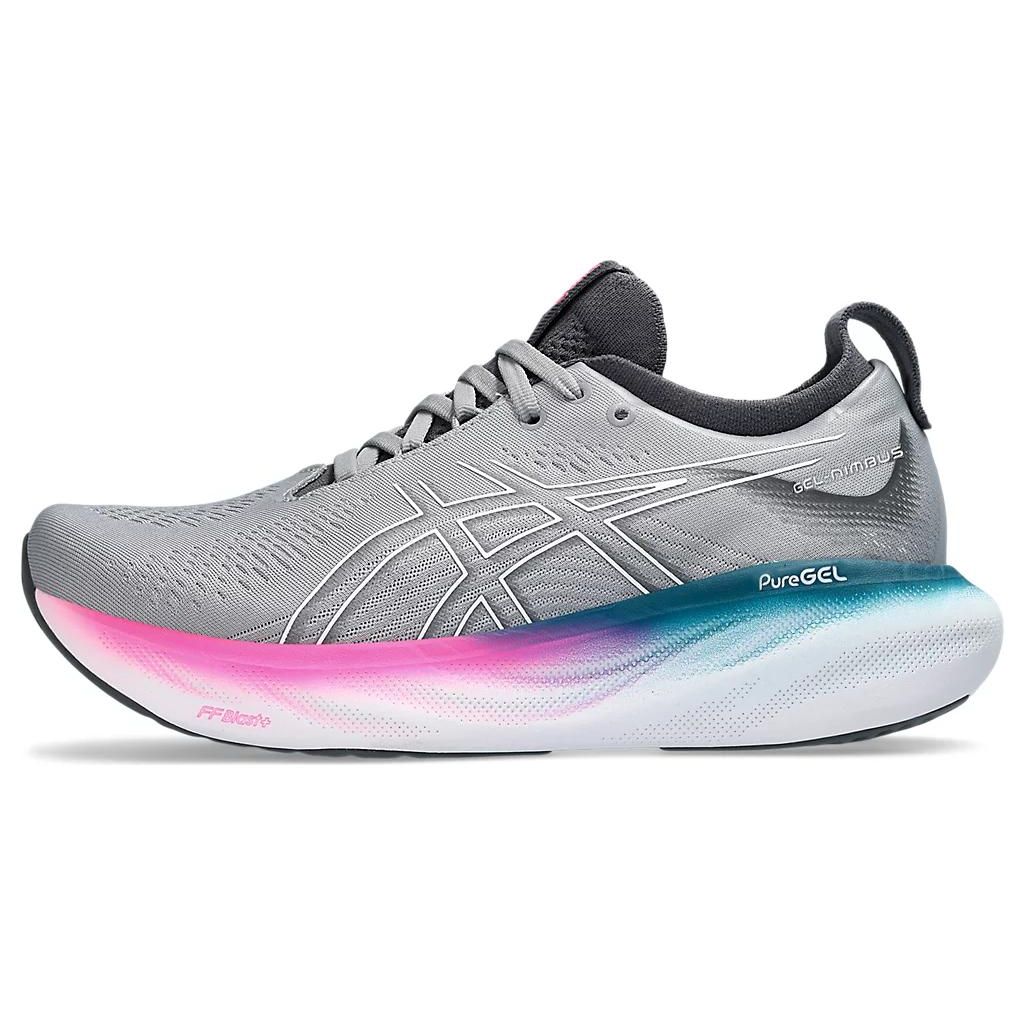ASICS Gel Nimbus 25 Sheet Rock Pink Rave Damen Sneaker Grau Weiß 1012B356-023 39.5 von Joom DACH
