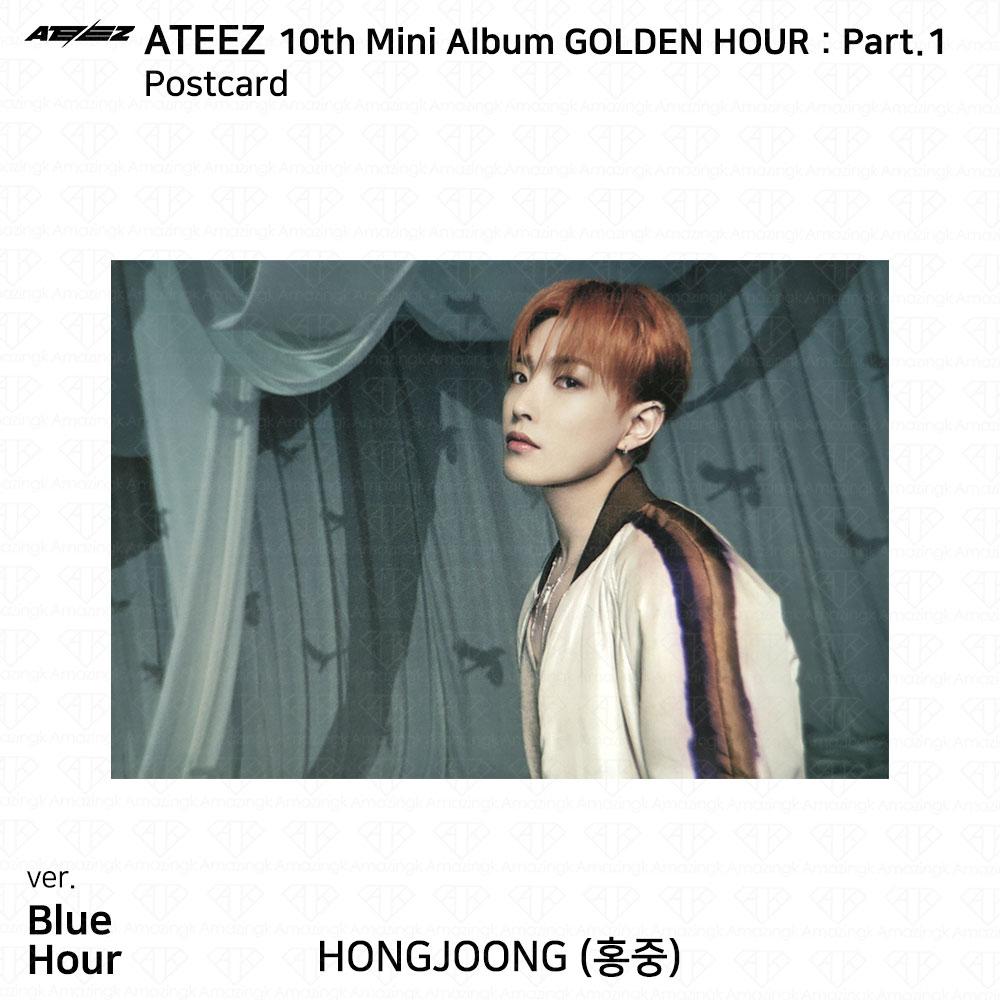 ATEEZ 10. Mini-Album Golden Hour Part.1 Fotobuch Ver Fotokarte Postkarte KPOP Hongjoong - BH Postcard von Joom DACH