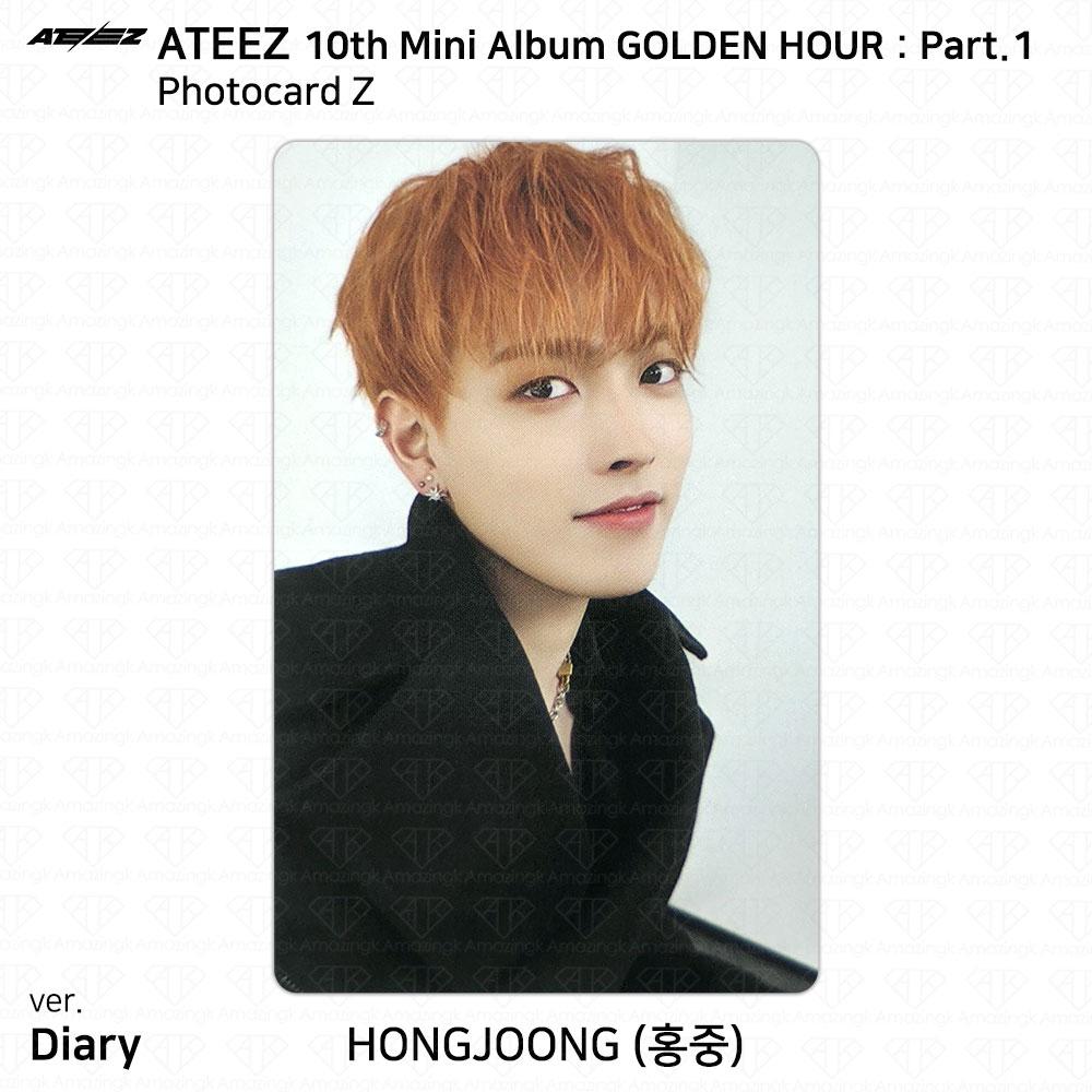 ATEEZ 10. Mini-Album Golden Hour Part.1 Fotobuch Ver Fotokarte Postkarte KPOP Hongjoong - D (Z) von Joom DACH