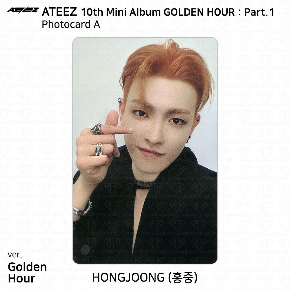 ATEEZ 10. Mini-Album Golden Hour Part.1 Fotobuch Ver Fotokarte Postkarte KPOP Hongjoong - GH (A) von Joom DACH