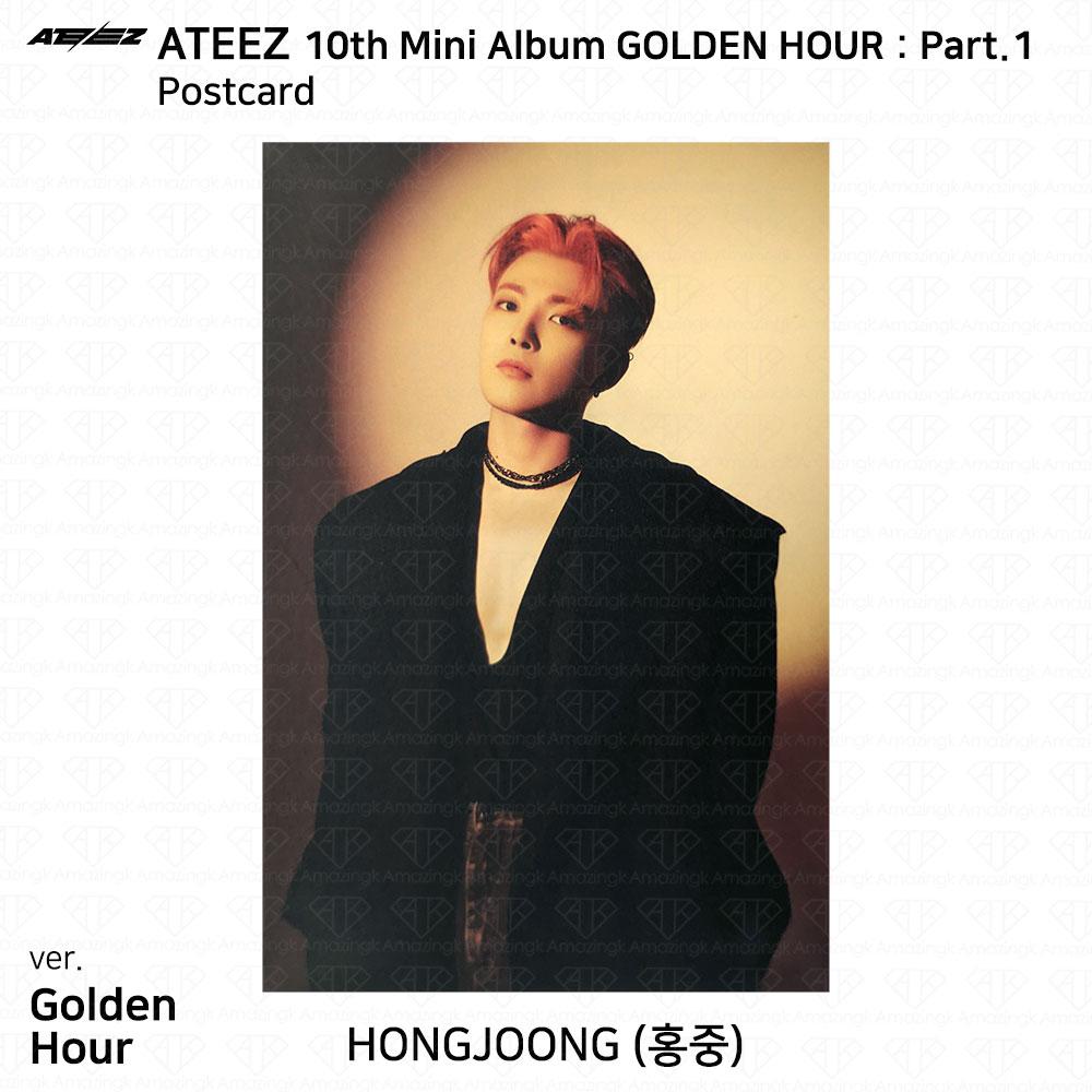 ATEEZ 10. Mini-Album Golden Hour Part.1 Fotobuch Ver Fotokarte Postkarte KPOP Hongjoong - GH Postcard von Joom DACH
