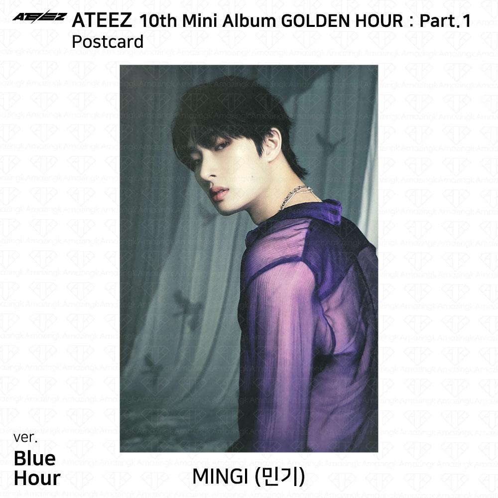 ATEEZ 10. Mini-Album Golden Hour Part.1 Fotobuch Ver Fotokarte Postkarte KPOP Mingi - BH Postcard von Joom DACH