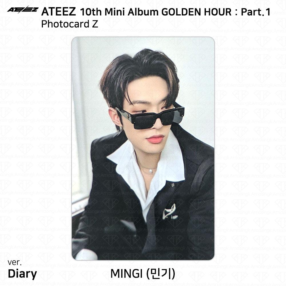 ATEEZ 10. Mini-Album Golden Hour Part.1 Fotobuch Ver Fotokarte Postkarte KPOP Mingi - D (Z) von Joom DACH
