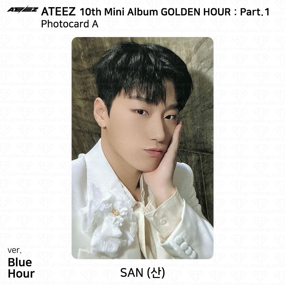 ATEEZ 10. Mini-Album Golden Hour Part.1 Fotobuch Ver Fotokarte Postkarte KPOP San - BH (A) von Joom DACH