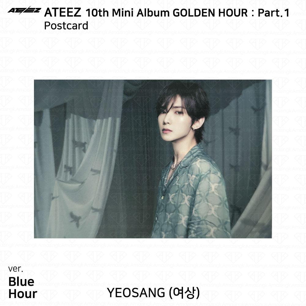 ATEEZ 10. Mini-Album Golden Hour Part.1 Fotobuch Ver Fotokarte Postkarte KPOP Yeosang - BH Postcard von Joom DACH