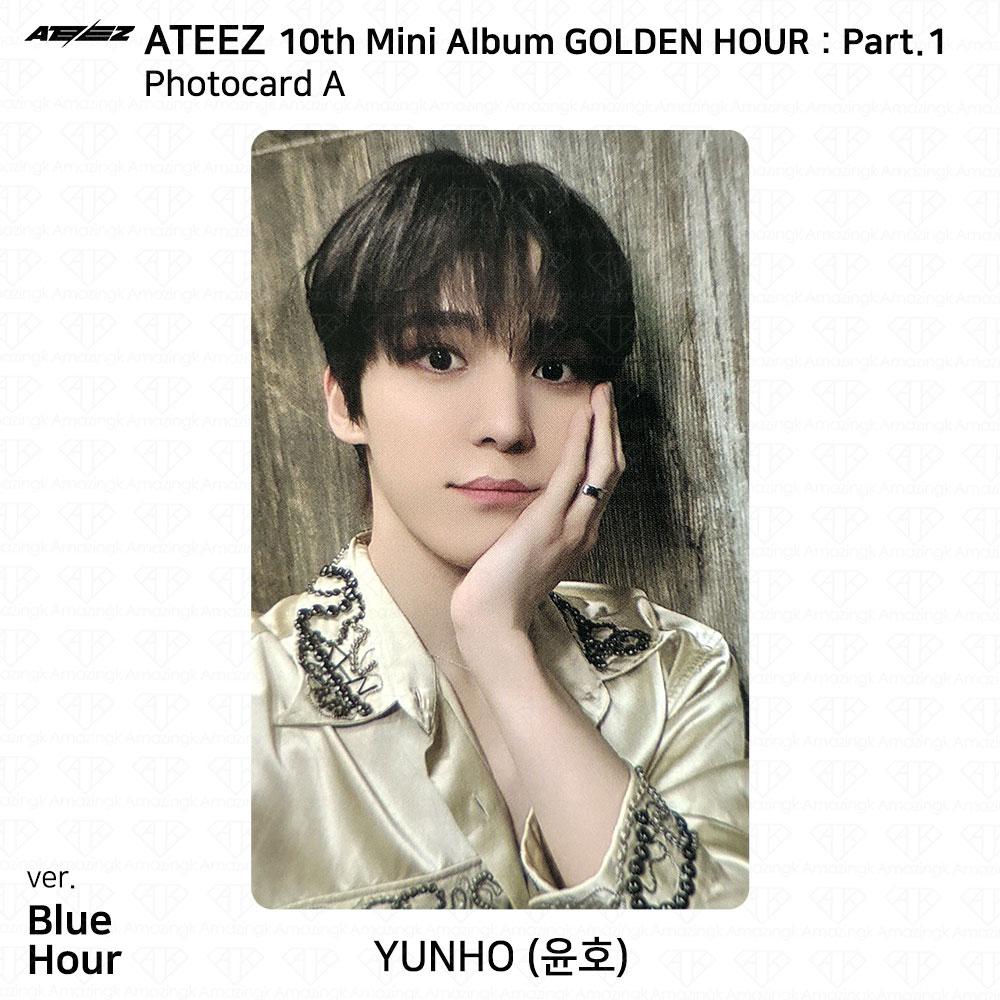 ATEEZ 10. Mini-Album Golden Hour Part.1 Fotobuch Ver Fotokarte Postkarte KPOP Yunho - BH (A) von Joom DACH