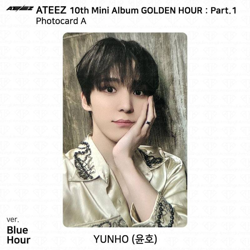 ATEEZ 10. Mini-Album Golden Hour Part.1 Fotobuch Ver Fotokarte Postkarte KPOP Yunho - BH (A) von Joom DACH