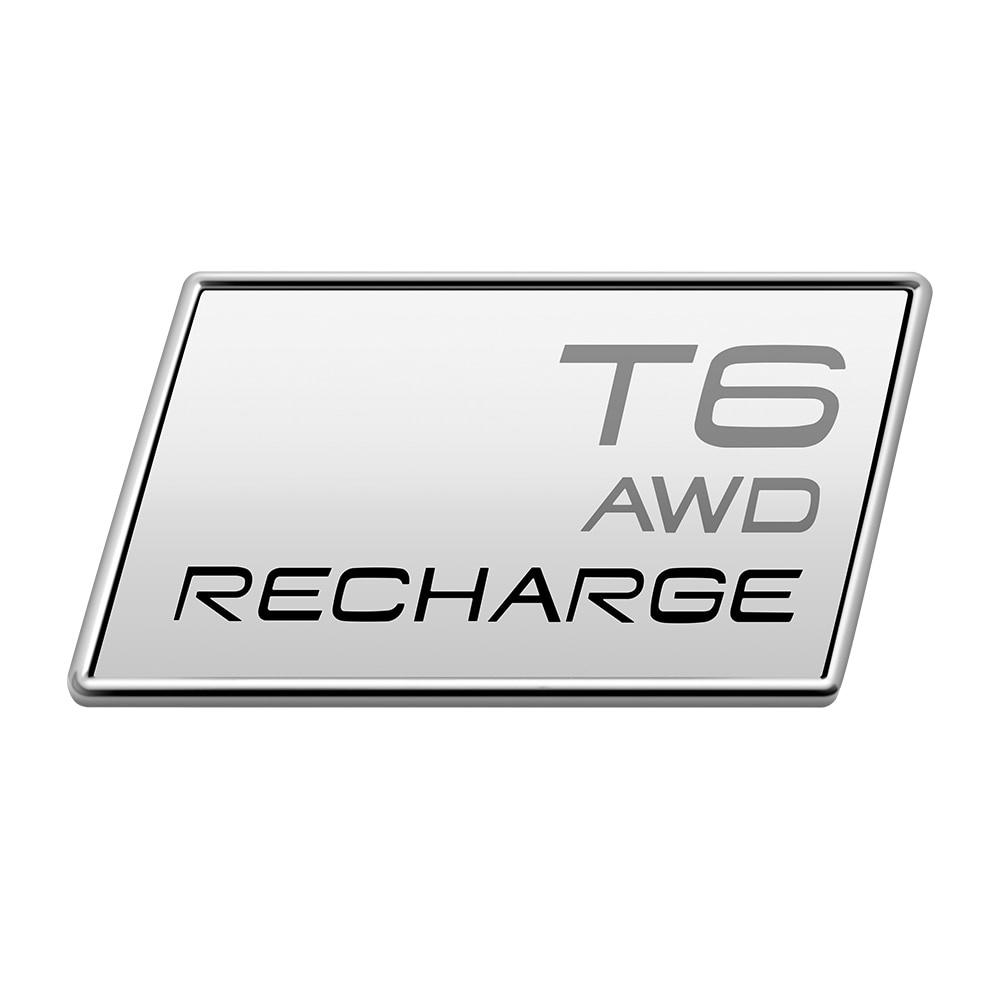 AWD RECHARGE Logo Aufkleber Auto Kofferraum Emblem Abzeichen Aufkleber Für XC60 XC90 XC70 XC40 S80 S90 S60 S70 V90 V60 V40 T3 T4 T5 T6 T8 B5 B6 T6 von Joom DACH
