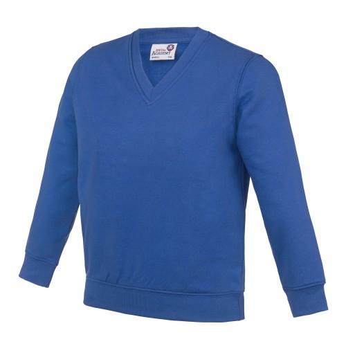 AWDis Academy Kinder/Junior V-Ausschnitt Schulpullover/Sweatshirt (2er-Pack) 9-10 Years grau von Joom DACH