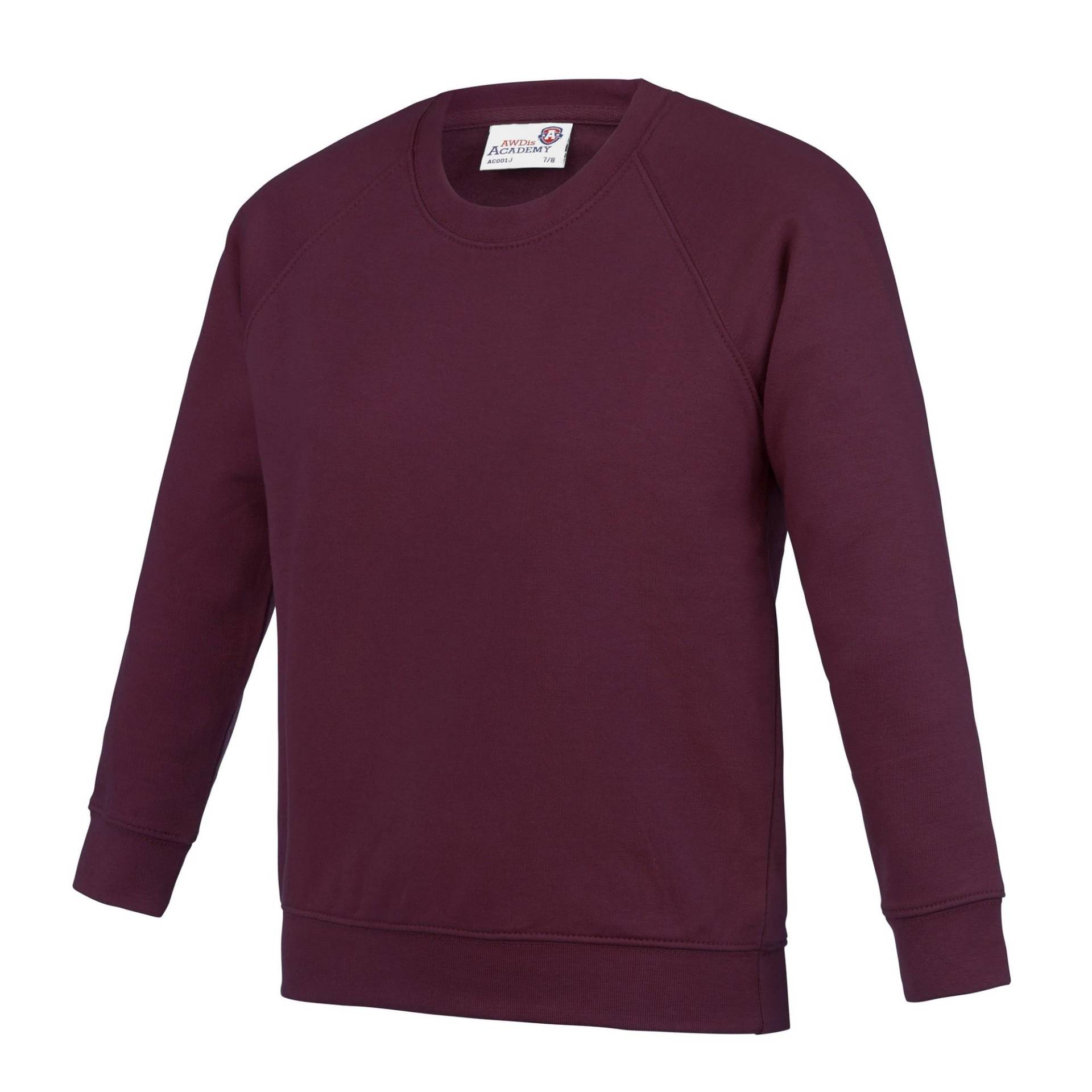AWDis Academy Kinder/Kinder Rundhals-Raglan-Schul-Sweatshirt (2er-Pack) 11-12 von Joom DACH