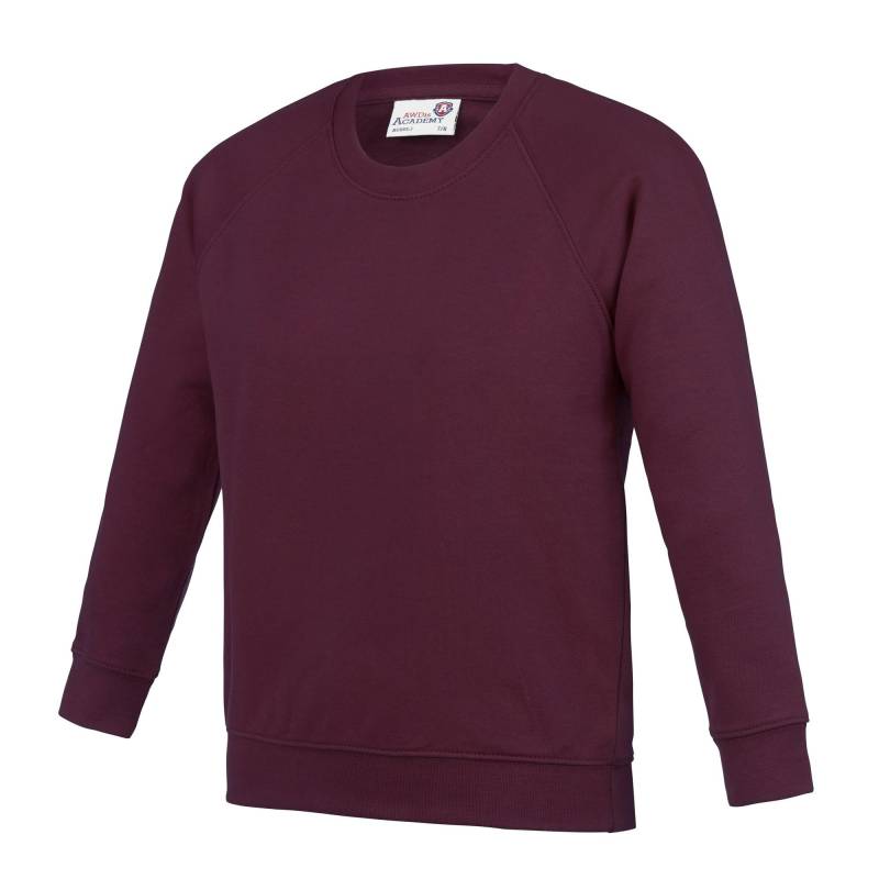AWDis Academy Kinder/Kinder Rundhals-Raglan-Schul-Sweatshirt (2er-Pack) 11-12 von Joom DACH