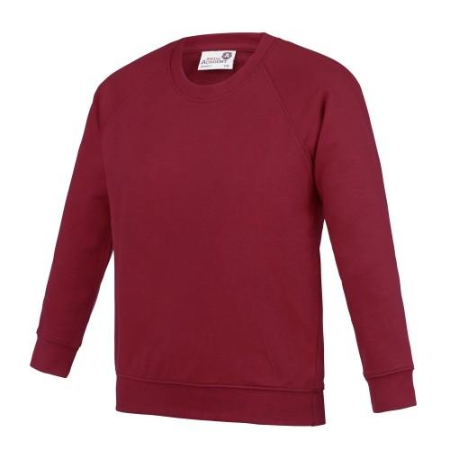 AWDis Academy Kinder/Kinder Rundhals-Raglan-Schul-Sweatshirt (2er-Pack) 3-4 Years violett von Joom DACH