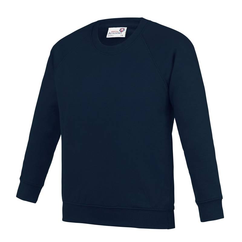 AWDis Academy Raglan-Schul-Sweatshirt für Kinder mit Rundhalsausschnitt 7-8 Years von Joom DACH