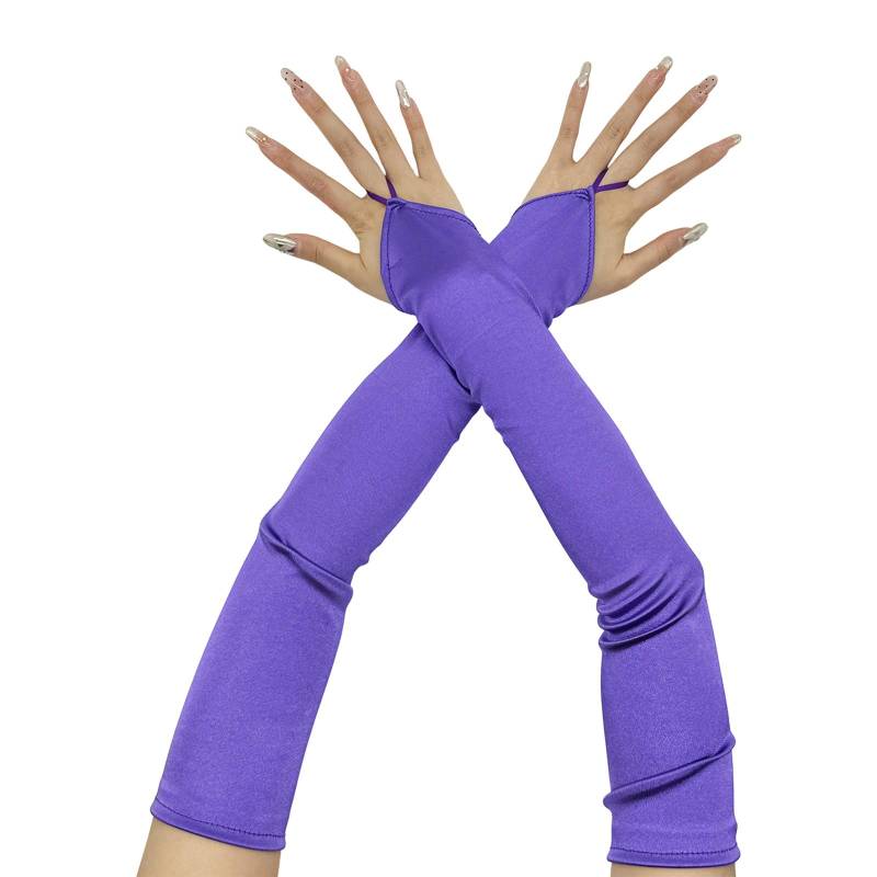 Abend Bankett Satin Handschuhe Prom Zubehör Lange Handschuhe für Oper Flapper Damen Thema Prom Kostüm violett Abend Bankett Satin Handschuhe Prom Zubehör Lange Handschuhe für Oper Flapper Damen Thema Prom Kostüm violett von Joom DACH