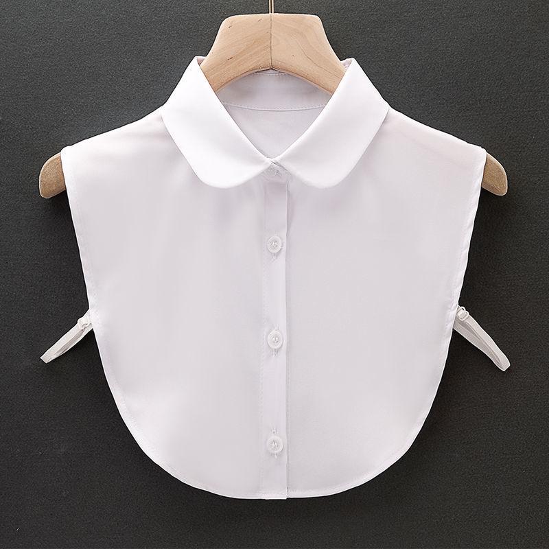 „Abnehmbarer Chiffonkragen aus weißer Hohlspitze für Damen – vielseitiges Pullover- und Hemd-Accessoire“ von Joom DACH