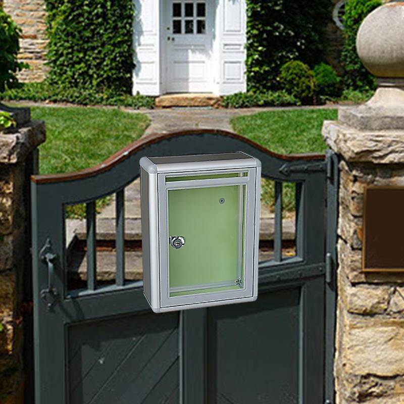 Abschließbarer Wandbriefkasten Briefkasten Multifunktionaler Briefkasten Brief Zeitschriften Mail für Front Access von Joom DACH