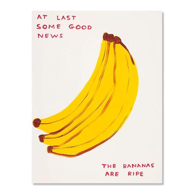 Abstrakte David Shrigley Banana Elephant Spades Wand Kunstdrucke Leinwand Malerei Nordic Poster Wand Bilder für Wohnzimmer Dekor 50cm×70cm NoFrame von Joom DACH