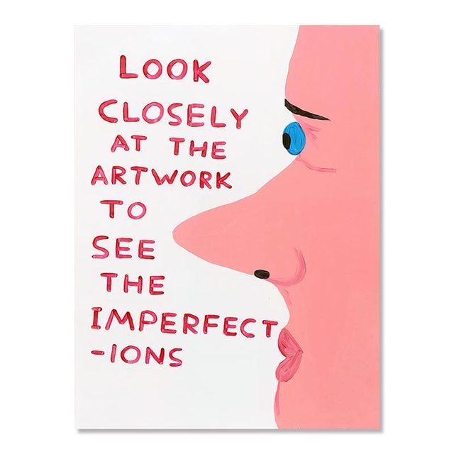 Abstrakte David Shrigley Banana Elephant Spades Wand Kunstdrucke Leinwand Malerei Nordic Poster Wand Bilder für Wohnzimmer Dekor 50cm×70cm NoFrame von Joom DACH