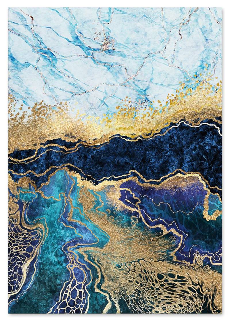 Abstraktes Poster 21x29,7 cm A4 von Joom DACH