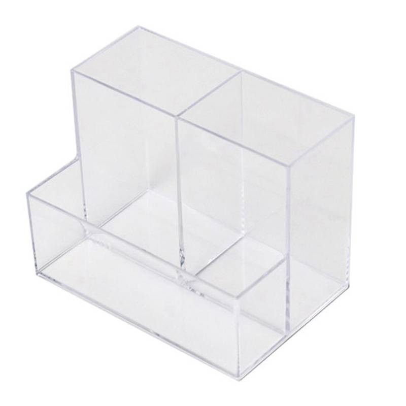 Acryl Bleistift Halter Transparent Mehrere Grid Desktop Schreibwaren Lagerung Box Organizer für Büro von Joom DACH