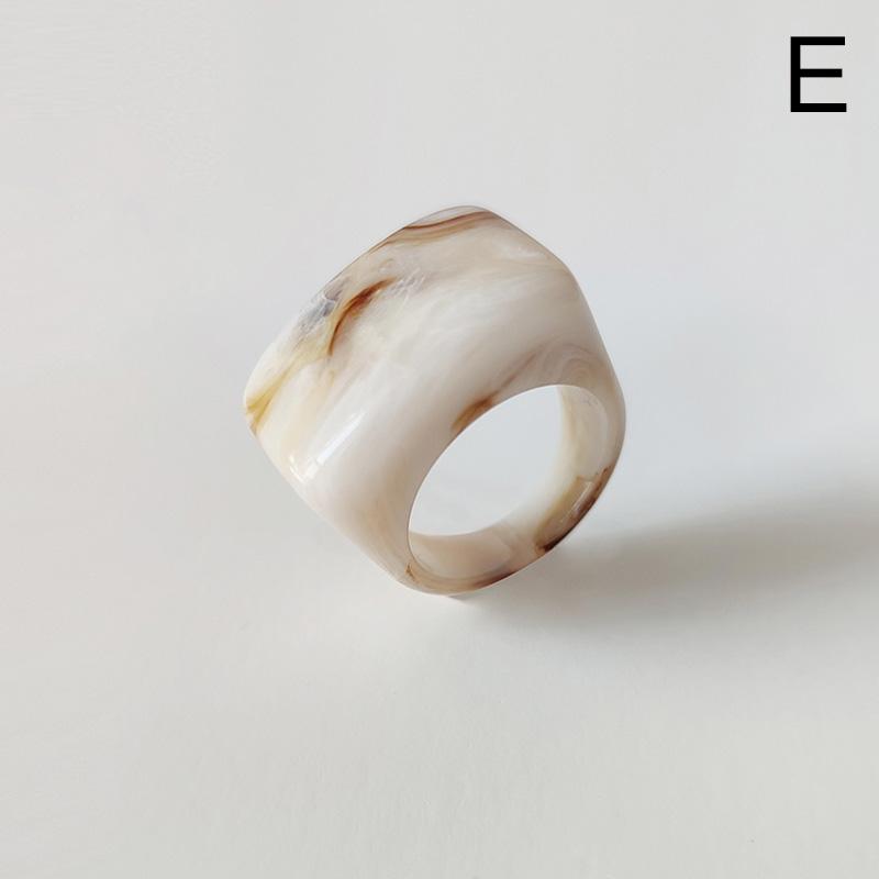 Acryl Geometrische Unregelmäßige Ringe Transparent Harz Bunte Ring Für Frauen Männer Trendy Schmuck Geschenke Zubehör von Joom DACH