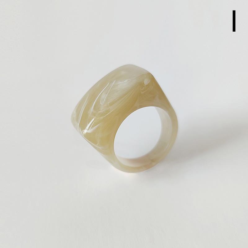 Acryl Geometrische Unregelmäßige Ringe Transparent Harz Bunte Ring Für Frauen Männer Trendy Schmuck Geschenke Zubehör von Joom DACH