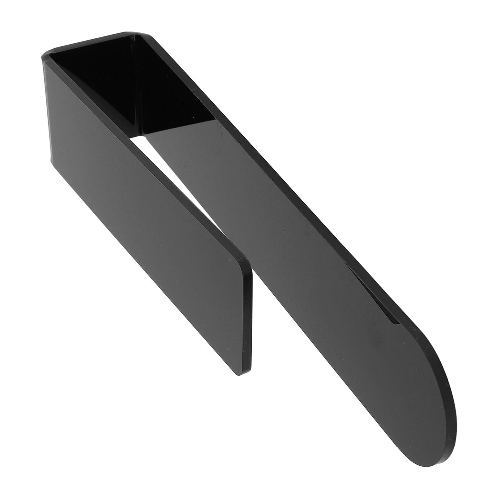 Acryl Handtuchhalter Selbstklebend Wandmontiert Handtuchständer für Badezimmer Küchengebrauch Schwarz schwarz von Joom DACH