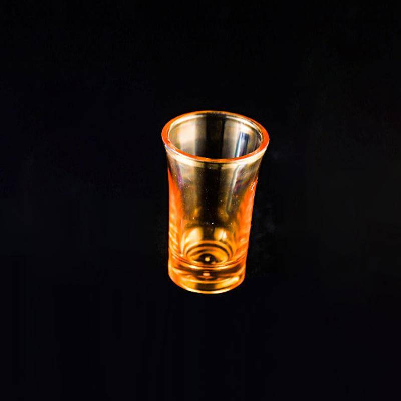 Acryl-Kugelglas, Kunststoff, Schnapsglas, Schnapsglas, Bar, kreatives Weinglas gelb von Joom DACH