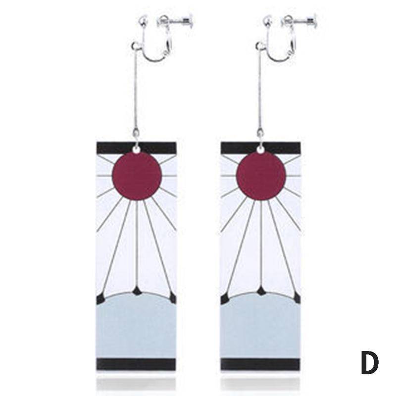 Acryl Tanjiro Ohrringe Dämon Slayer Ohrringe Anime Cosplay Requisiten Mädchen Schmuck von Joom DACH