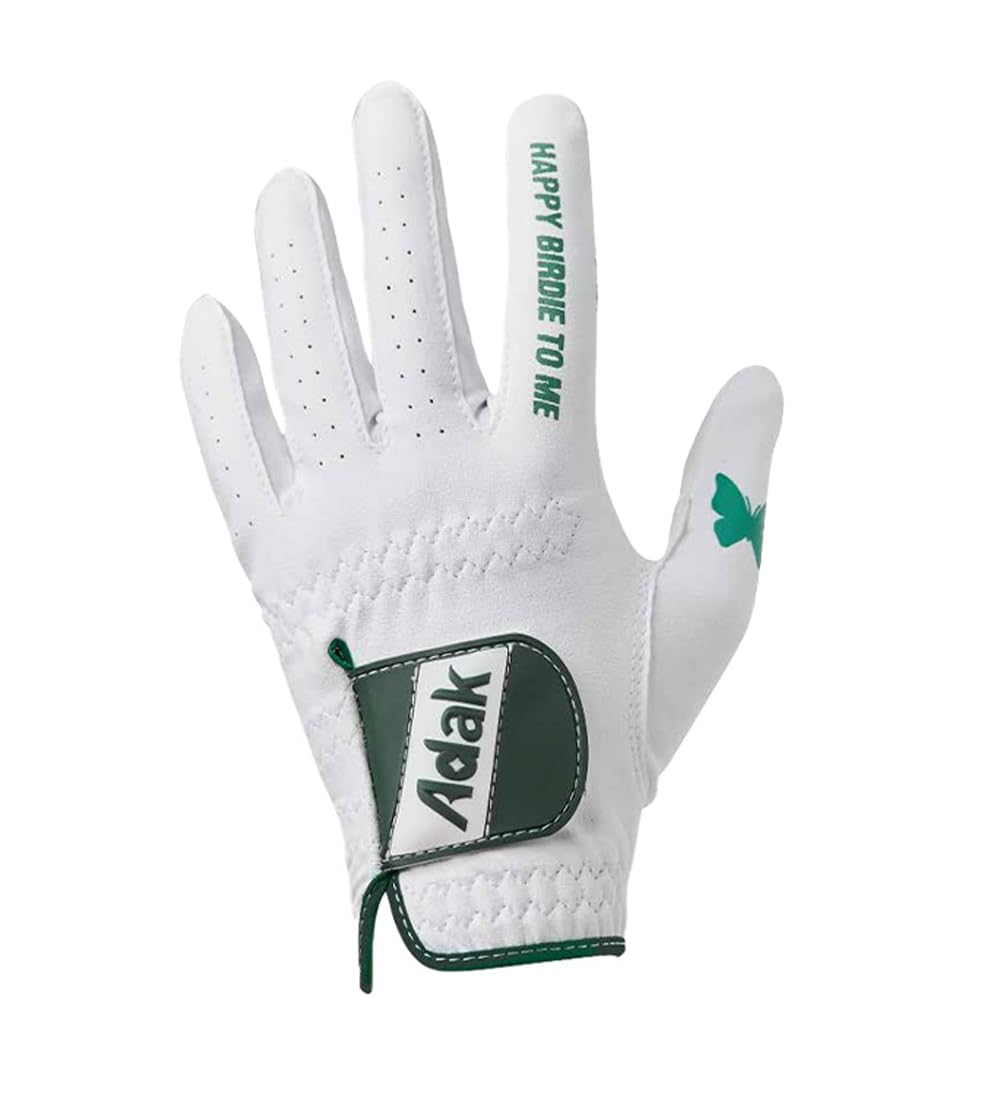 Adak Swing Support Gloves Golfhandschuhe Swing Posture Sound Practice Gloves Grip Strapazierfähigkeit Männer Frauen Linke Hand (19(16,5-17 cm)) weiß von Joom DACH