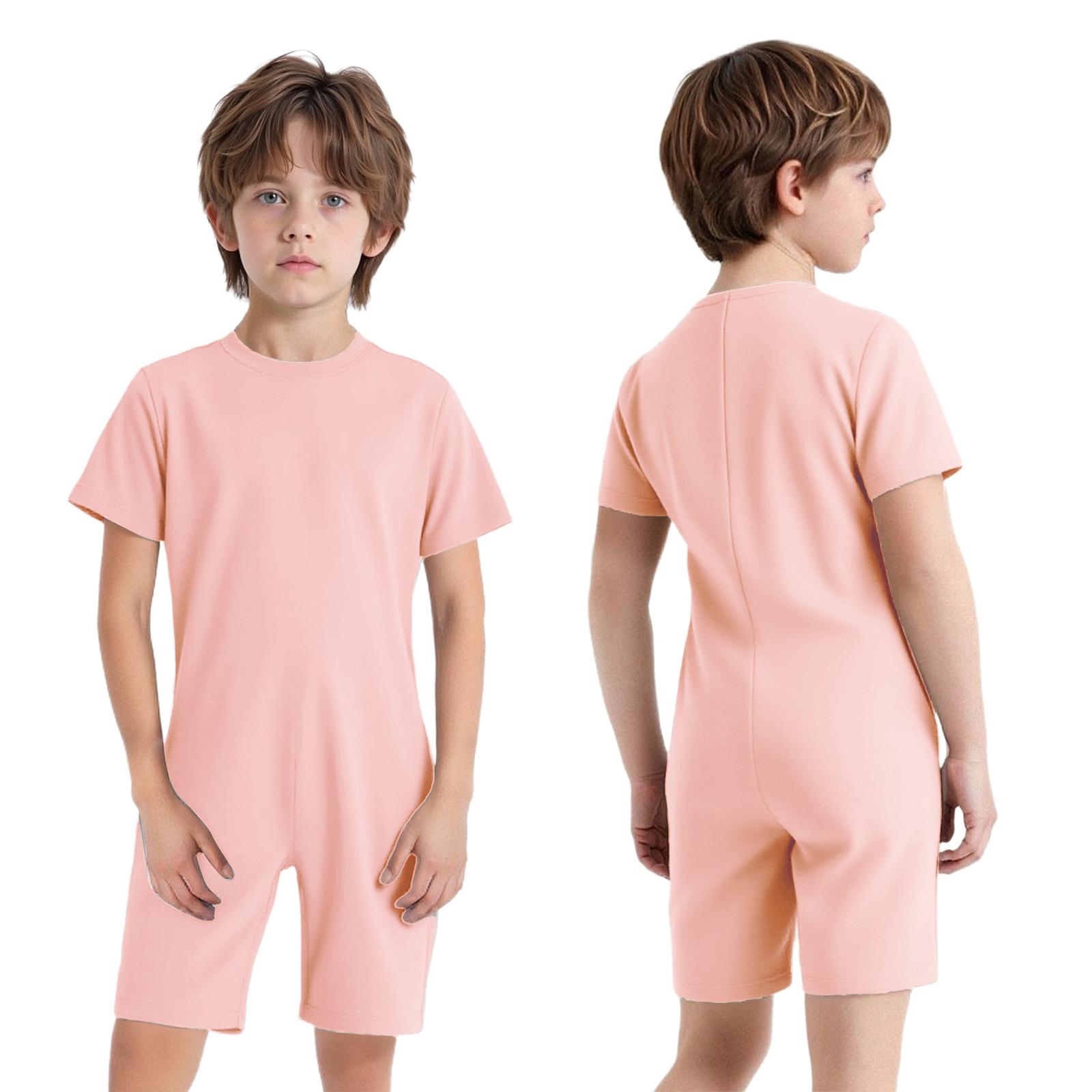 Adaptive Kleidung für Kinder mit besonderen Bedürfnissen Mädchen Jungen Anti-Auszieh-Strampler Kurzarm Reißverschluss hinten Jumpsuit 11-12 Years rosa Adaptive Kleidung für Kinder mit besonderen Bedürfnissen Mädchen Jungen Anti-Auszieh-Strampler Kurzarm Reißverschluss hinten Jumpsuit 11-12 Years rosa von Joom DACH