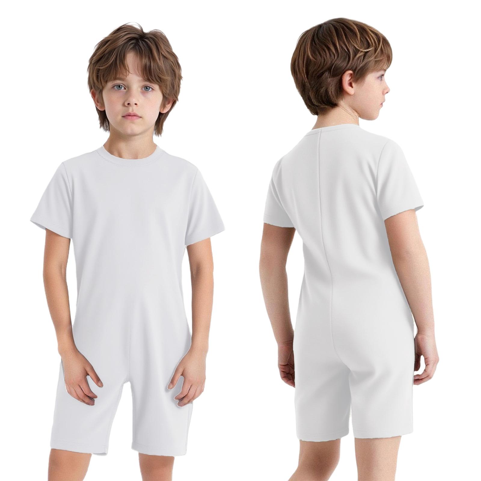 Adaptive Kleidung für Kinder mit besonderen Bedürfnissen Mädchen Jungen Anti-Auszieh-Strampler Kurzarm Reißverschluss hinten Jumpsuit 13-14 Years weiß Adaptive Kleidung für Kinder mit besonderen Bedürfnissen Mädchen Jungen Anti-Auszieh-Strampler Kurzarm Reißverschluss hinten Jumpsuit 13-14 Years weiß von Joom DACH