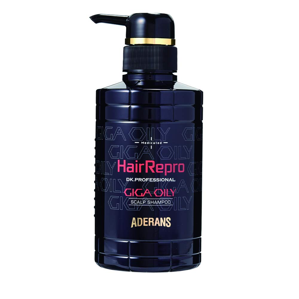 Aderans Hair Repro Medicated Scalp Shampoo Giga Oily, hergestellt in Japan, 370 ml, für fettige Haut, Männer, hergestellt in Japan, Kopfhaut-Schmutzentferner, Schuppen, Juckreiz, Amino von Joom DACH