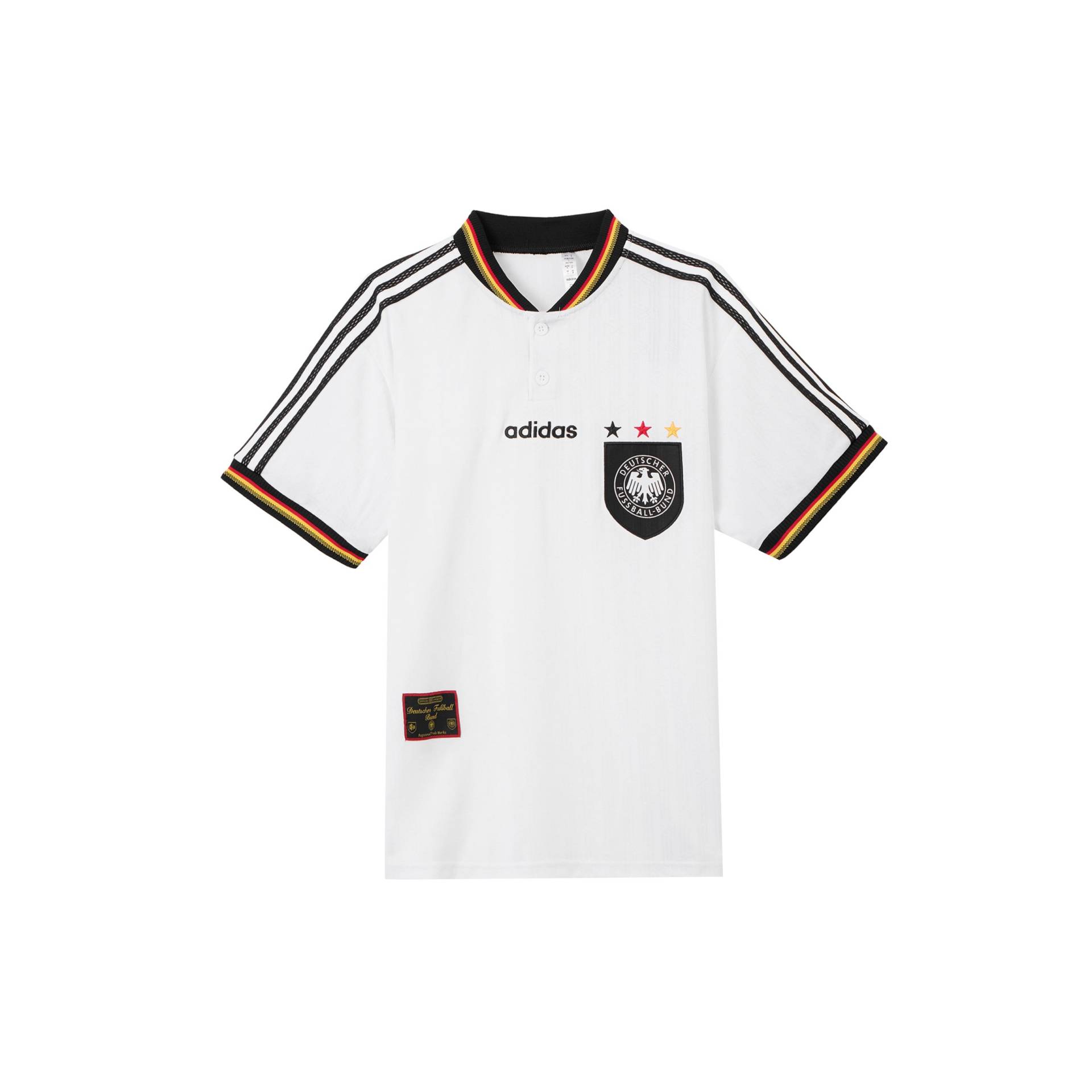 Adidas Deutschland 1996 Heimtrikot Kurzarm Fußballshirt Herren Oberteile Weiß IT7749 XL von Joom DACH