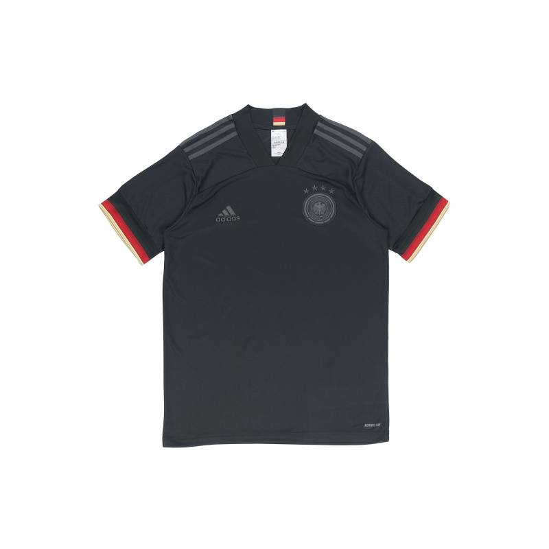 Adidas Deutschland Auswärts Fan Edition Lässig Sport Training Fußball T-Shirt Herren Tops Schwarz EH6117 XS von Joom DACH