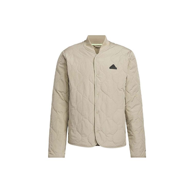 Adidas Drei Streifen Logo Warm Winddicht Sportlich Lässig Baumwolljacke Herren Jacke Khaki JE8571 L von Joom DACH