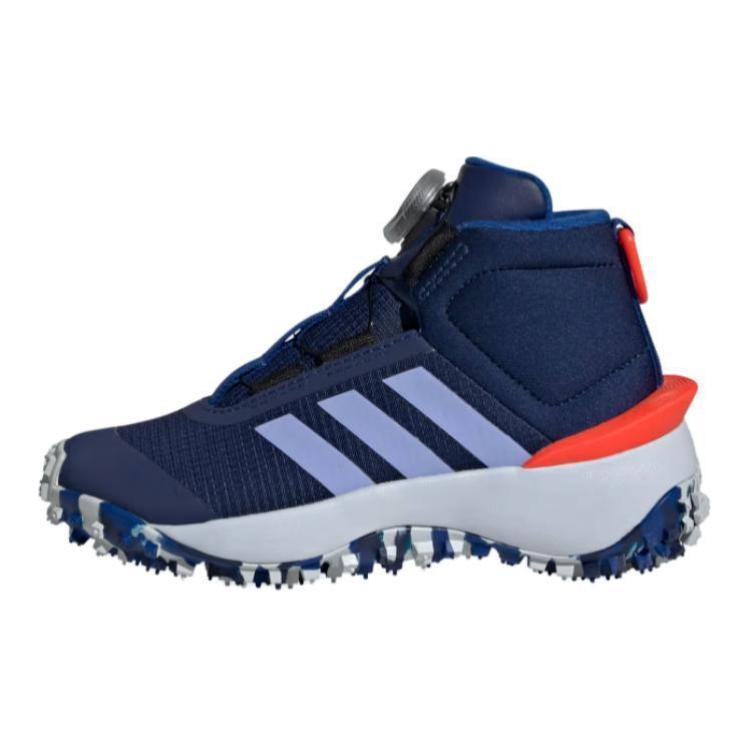 Adidas Fortatrail Bequeme Mode Rutschfest Langlebig Mid-Top Laufschuhe Kinder Laufschuhe Blau IF9260 28 von Joom DACH