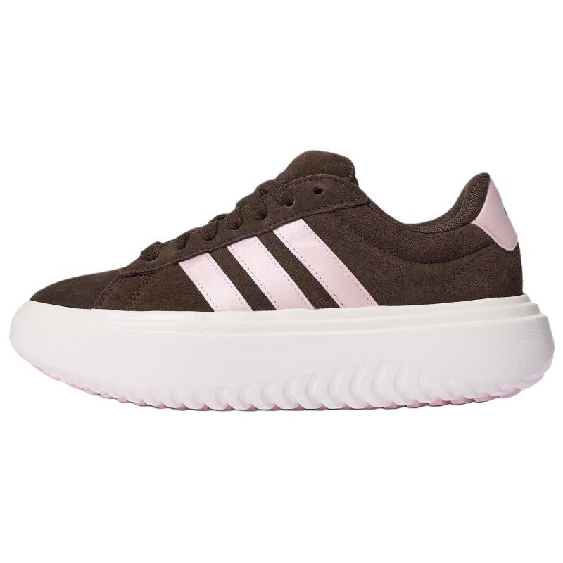 Adidas Grand Court Platform Klassische Bequeme Sneaker Damen Sneaker Braun Rosa KI5137 36 von Joom DACH