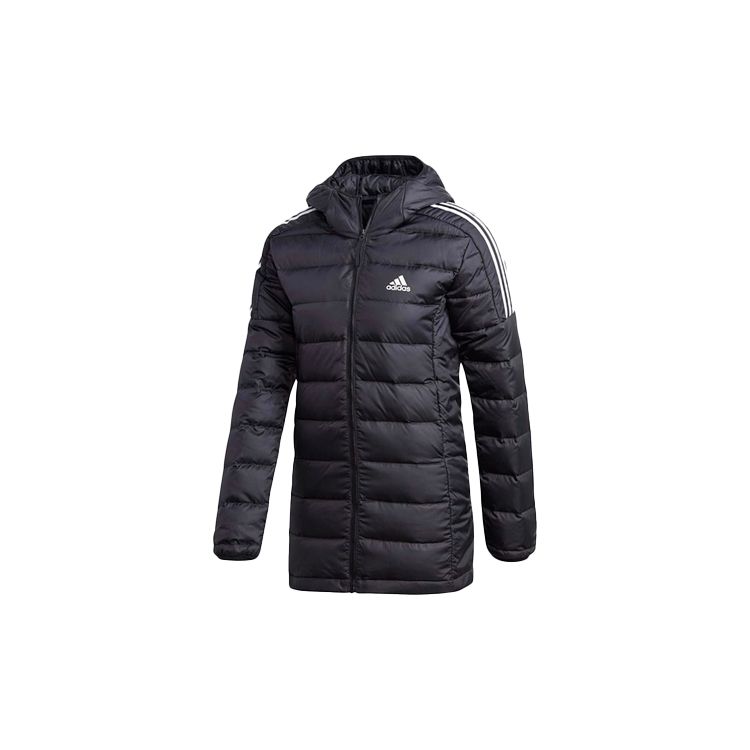 Adidas Lange Daunenjacke mit Kapuze Damen Oberbekleidung Schwarz GH4590 S von Joom DACH