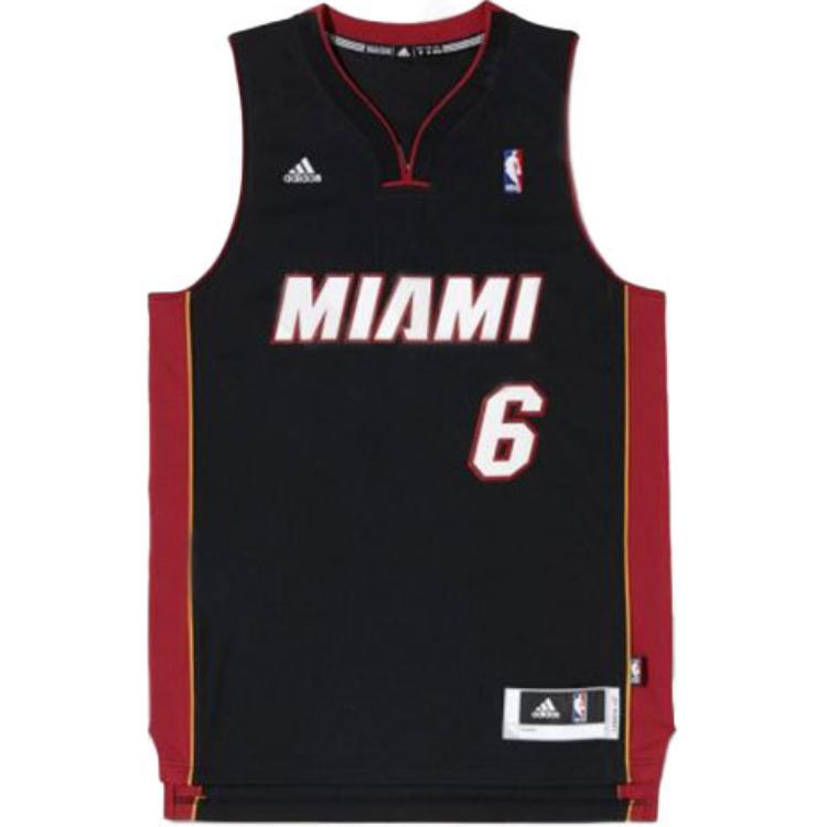 Adidas NBA Trikot LeBron James Swingman Edition Miami Heat Basketballweste Herren Tops Schwarz L76194 L von Joom DACH