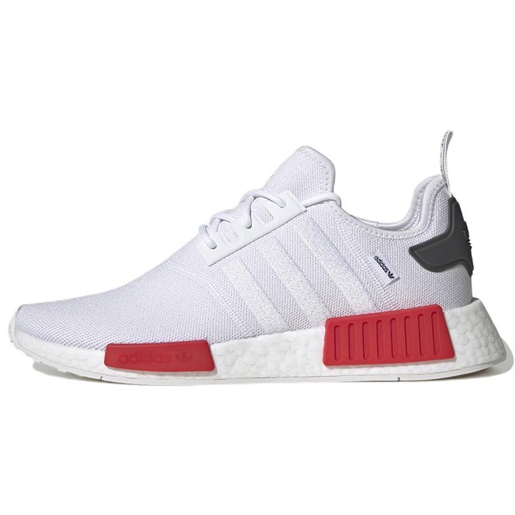 Adidas NMD_R1 Weiß Vivid Rot Herren Sneaker Wolkenweiß GX9527 44 von Joom DACH