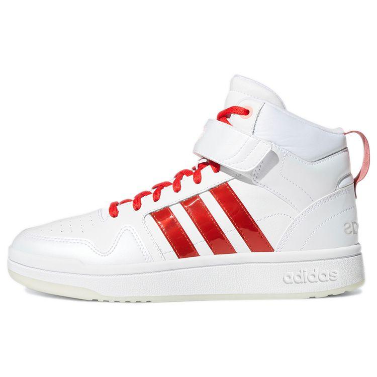 Adidas Neo Postmove Mid Bequeme Langlebige High-Top Skateschuhe Damen Sneaker Weiß Rot GZ3799 36 von Joom DACH