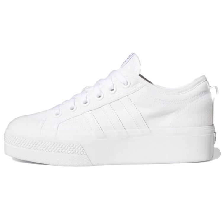 Adidas Nizza Platform Triple White Damen Sneaker Cloud-Weiß FV5322 39⅓ von Joom DACH