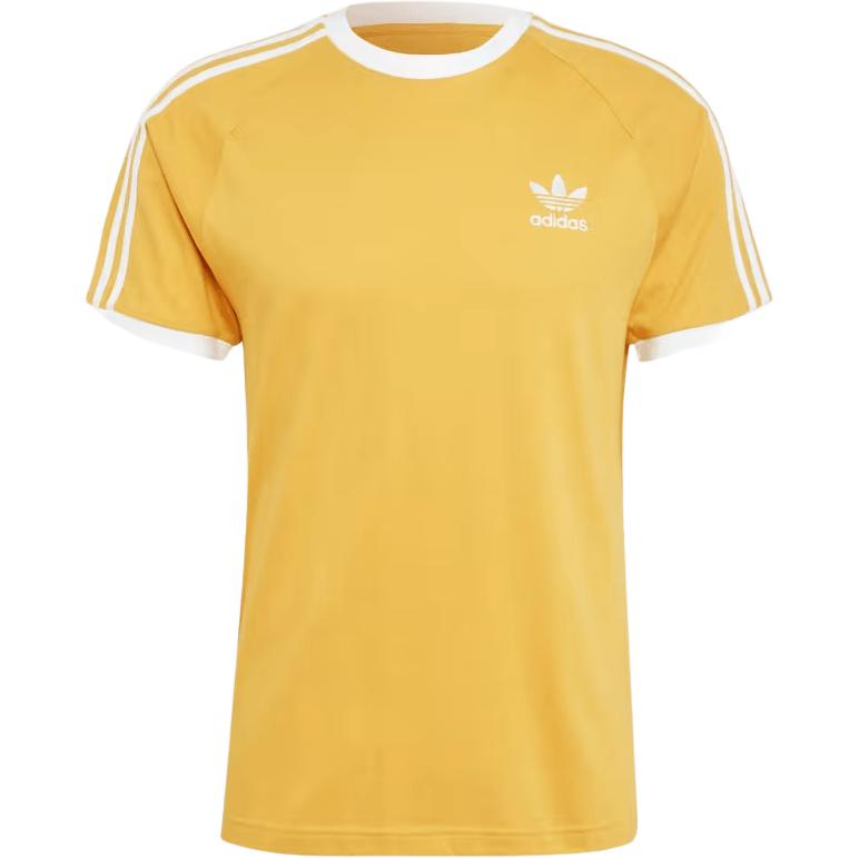 Adidas Originals Adicolor Classics 3-Streifen Mode Weich Vielseitig Lässig Kurzarm T-Shirt Herren Oberteile Gelb IZ2370 XL von Joom DACH