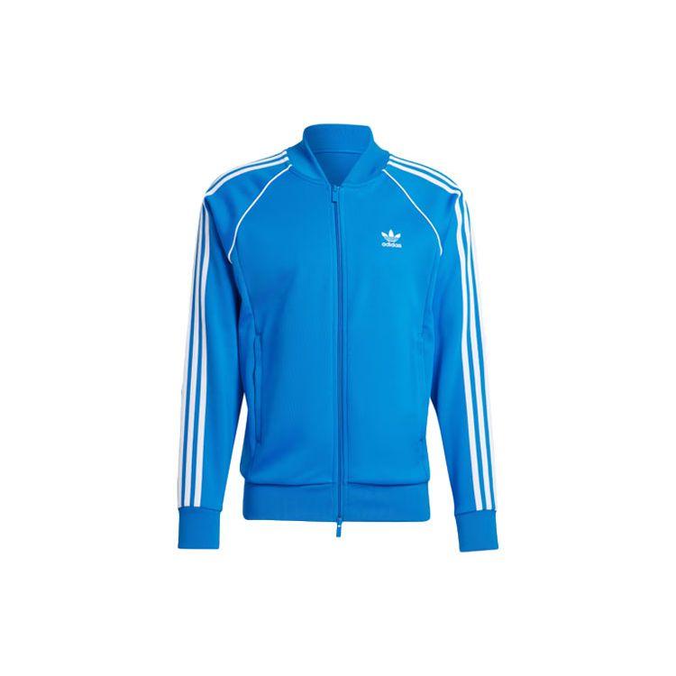 Adidas Originals Adicolor Classics Sst Trainingsjacke mit drei Streifen und Trefoil-Logo Herren Oberteile Blau IL2493 L von Joom DACH