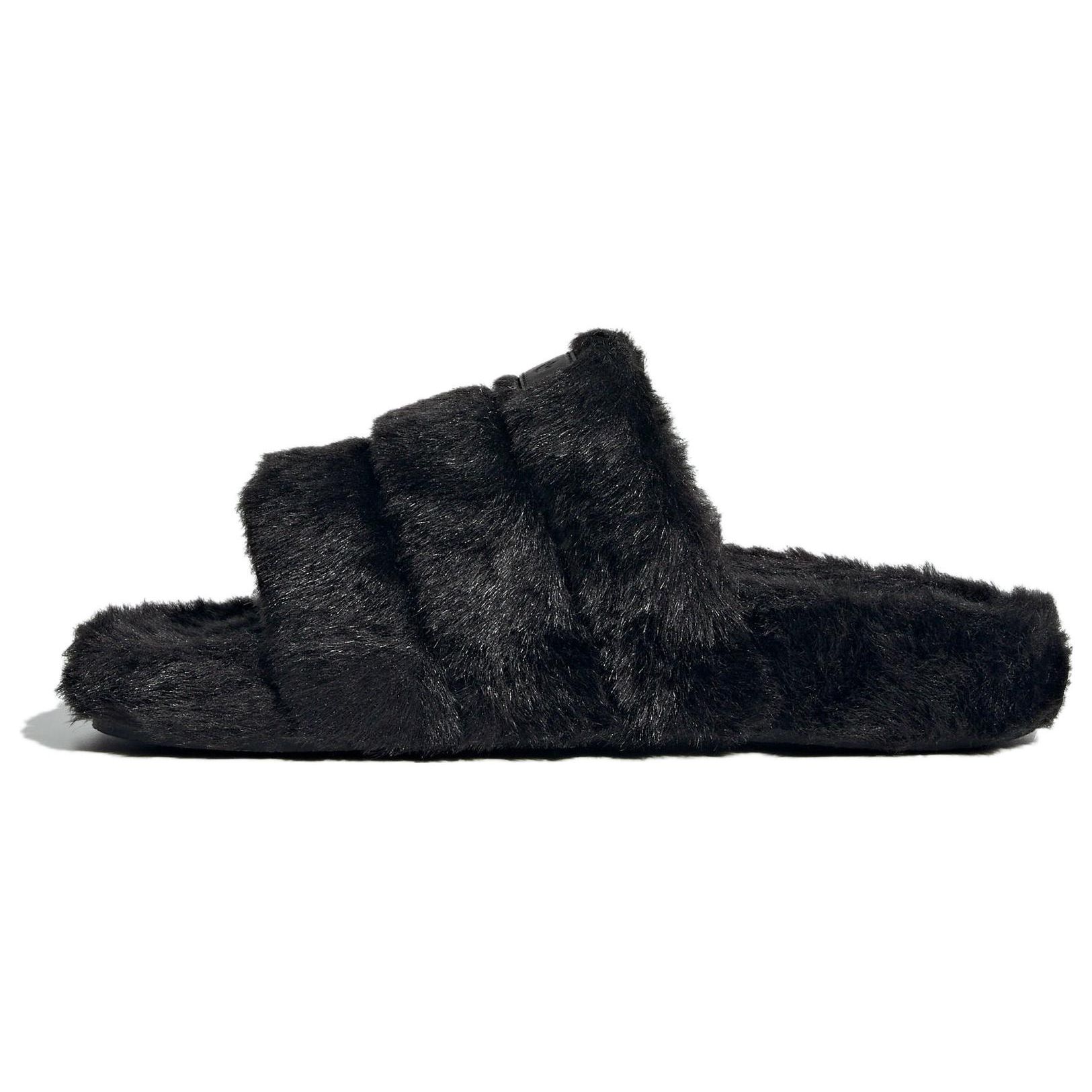 Adidas Originals Adilette Serie Dicke Sohle Outdoor Einteilig Bequem Vielseitig Gummi-Boden Massage Pantoletten Damen Sandalen Schwarz IF3964 38 von Joom DACH