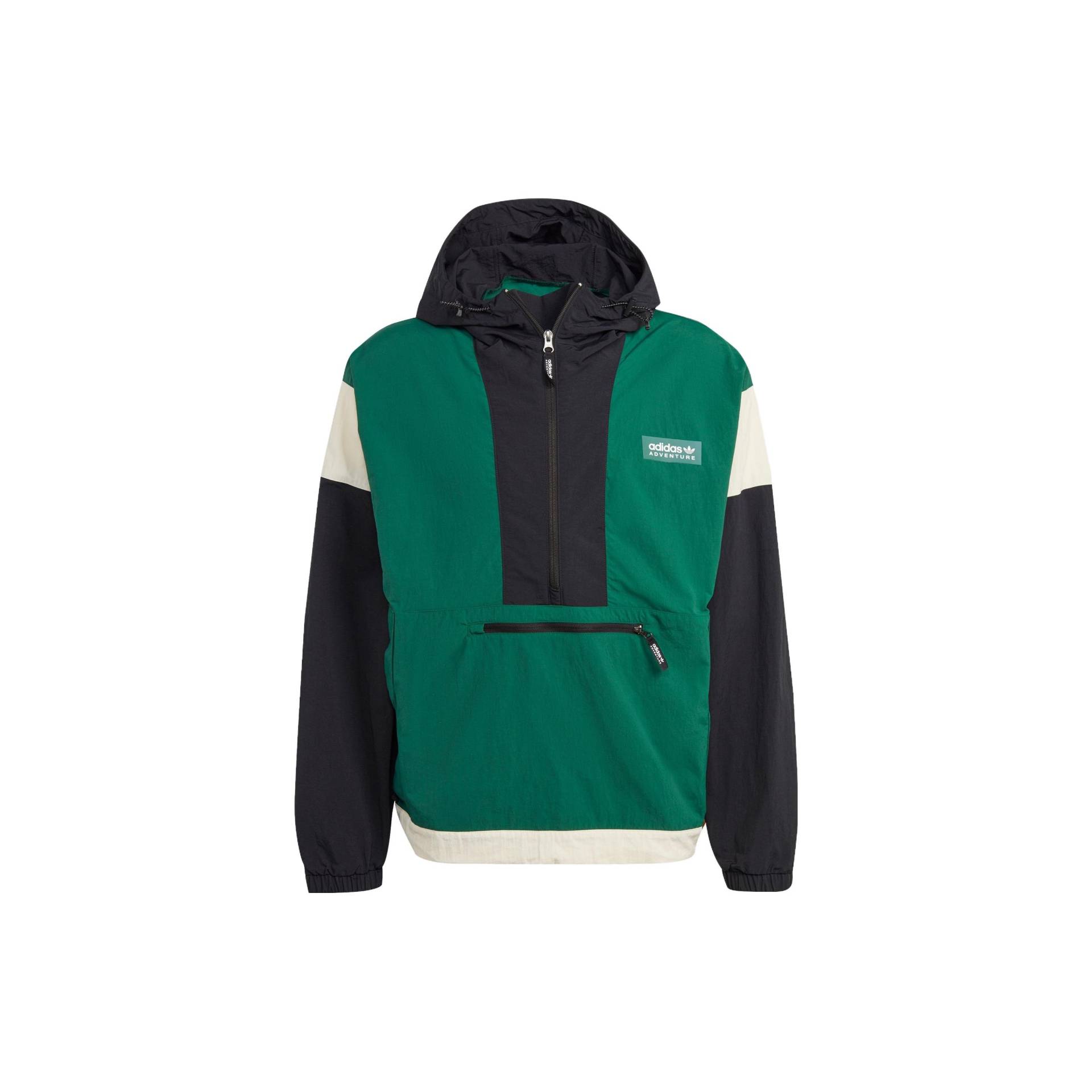 Adidas Originals Adventure Windbreaker Langarm Kapuzen Sportjacke Herren Jacken Dunkelgrün IC5640 XL von Joom DACH
