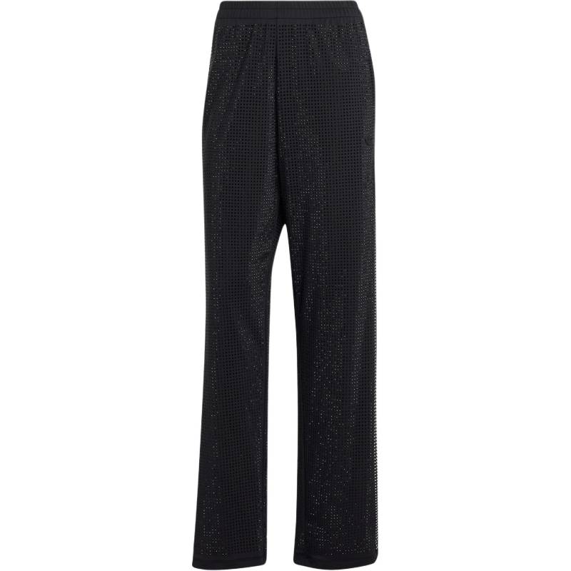 Adidas Originals Atlanta Strass-Print Logo Drei Streifen Mode Strick Sporthose Damen Hose Schwarz IW3106 M von Joom DACH